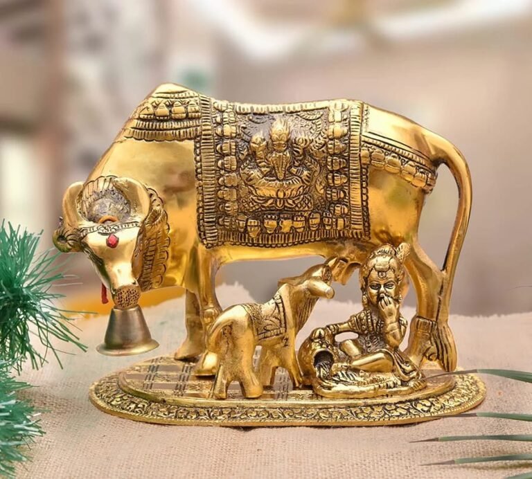 Cow and Calf Figurine