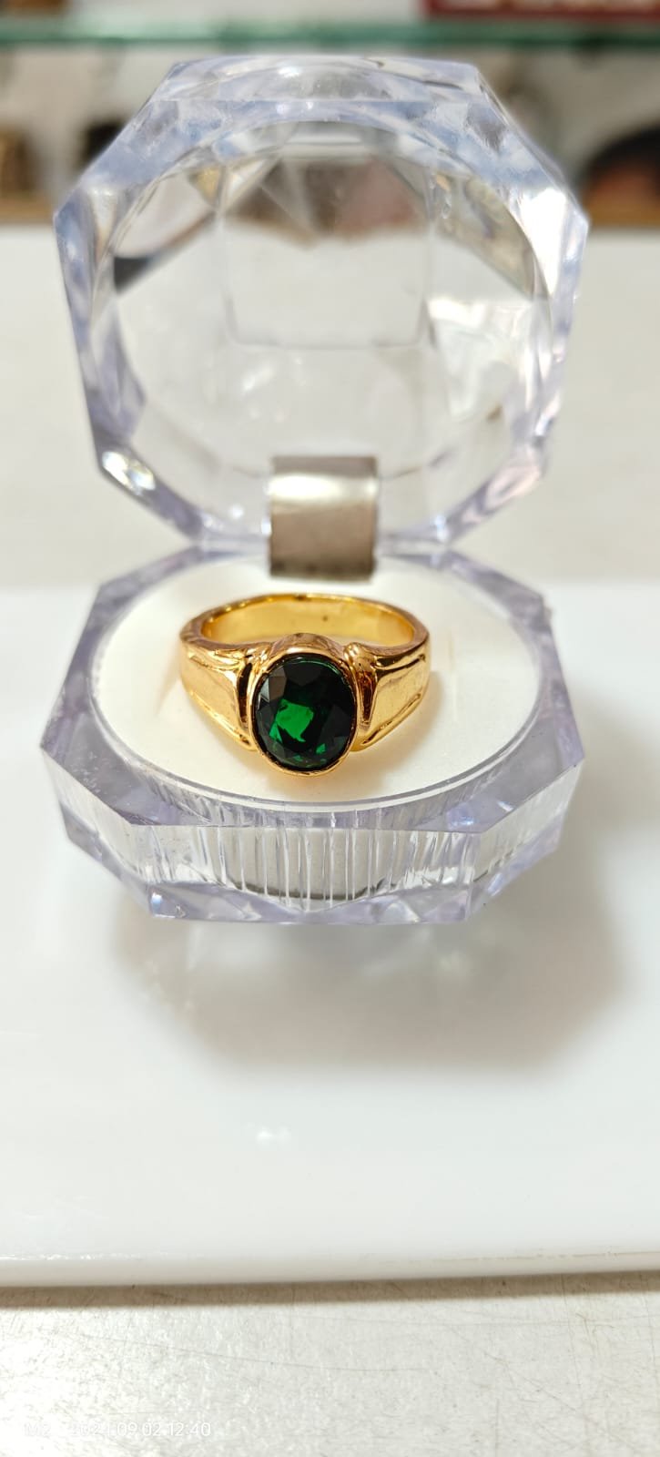 Green Stone Ring