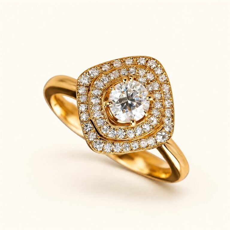Diamond Halo Ring
